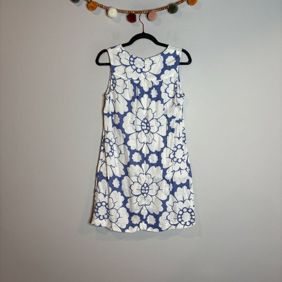 Boden Bluebell linen dress blue floral - Picture 6 of 6